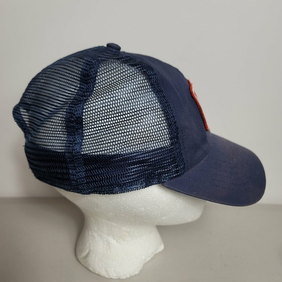 YETI Trucker Hat Navy Blue with Patch Snapback Cap - Picture 4 of 8